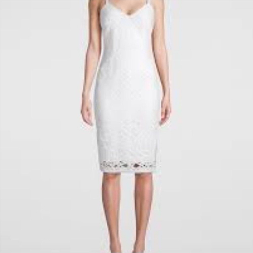 White House Black Market White Dress